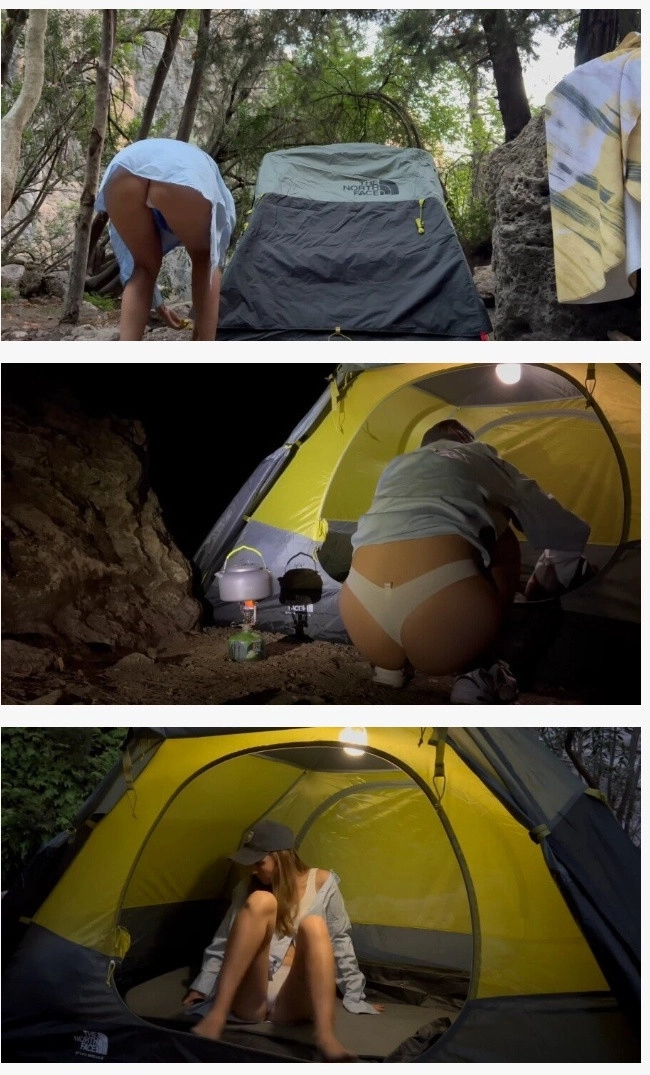 옵션으로 보여준다는 캠핑 유튜버 팬티