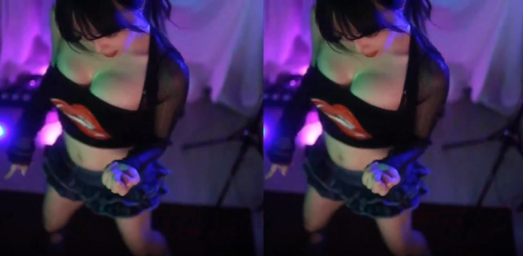 오일칠한 여캠 미드 천장캠